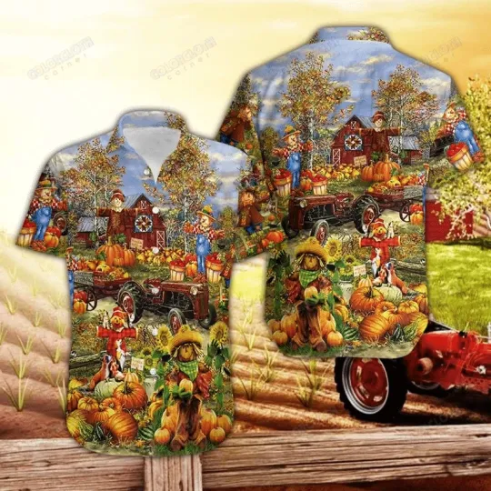 Discover Pumpkin Hawaiian Shirt Unisex Adult Hw5302