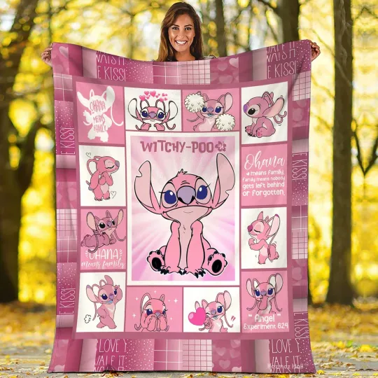 Discover Personalized Angel Stitch Fleece Blanket