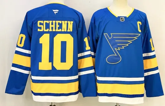 Discover St. Louis Brayden Schenn Alternate Premium Custom Jersey - Blue