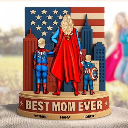 Discover Personalized Gifts For Mom Acrylic Plaque Power Mom