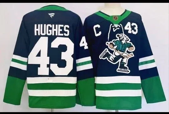 Discover Quinn Hughes #43 Vancouver Canucks Jersey