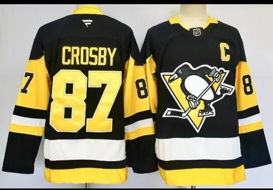 Discover Sidney Crosby Pittsburgh Captain Patch Home Jersey