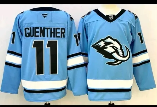 Discover Dylan Guenther U.ttah  Jersey blue