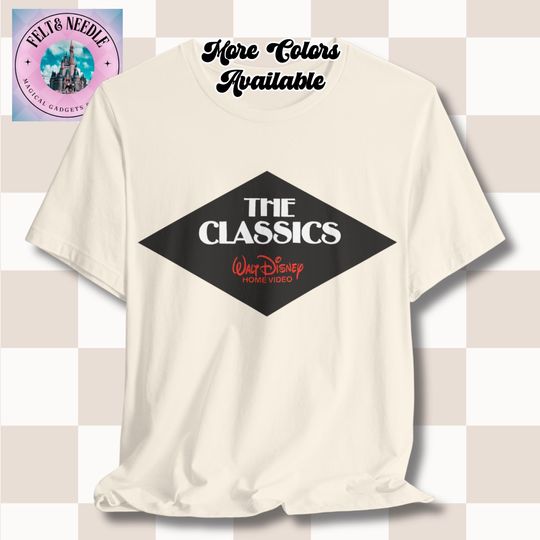 Discover Classic Disney Home Video Tee, Nostalgic T-Shirt, Vintage Disney Apparel, Gift for Disney Fans, Movie Night Outfit, Unisex T-Shirt