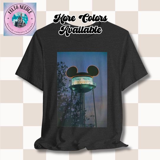 Discover 90's Disney MGM Studios Mickey Mouse Earffel Tower T-Shirt - Soft & Vibrant Print