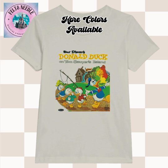 Discover Donald Duck & Huey, Dewey, Louie T-Shirt - Classic Kids Tee on Tom Sawyer Island