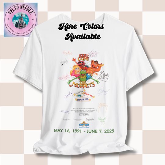 Discover Vintage Muppet Vision 3D Tee - Retro MGM Studios Announcement Shirt - Unisex Cotton T-Shirt