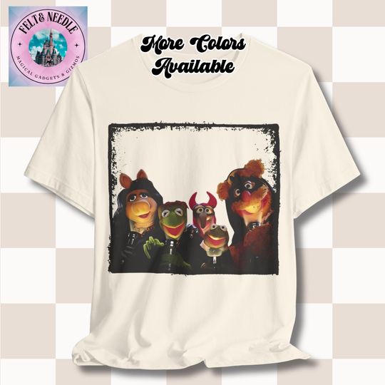 Muppets Halloween T-Shirt, Miss Piggy Kermit Fozzie Gonzo Robin