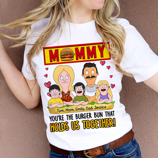 Discover Personalized Gifts For Mom Shirt Mommy Burger