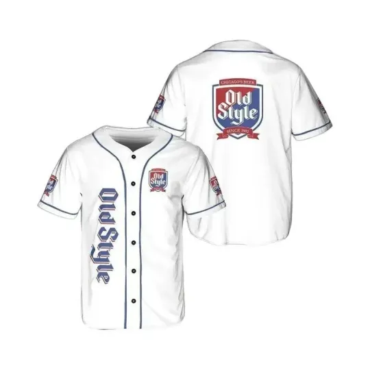 Discover Old Style Beer Baseball Jersey Shirt, Beer Lovers Gift