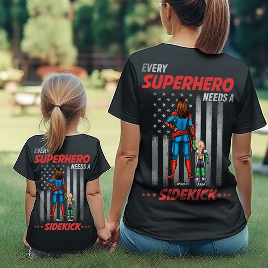 Discover Personalized Gifts For Mom Shirt Every Superhero Needs Sidekicks