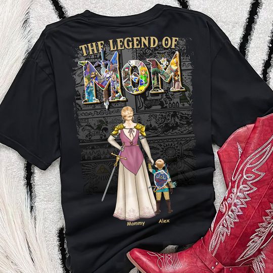 Discover Personalized Gifts For Mom Shirt, Adventure Game Loving Mom Story