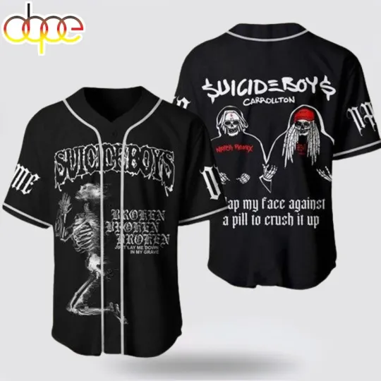 Suicideboy 2024 Tour Baseball Jersey Shir