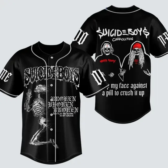 Custom Suicideboy Merch Jersey G59 AdultYouth Baseball Jersey Gift For Fans