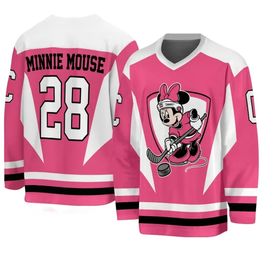 Discover Personalized Minnie Mouse Hockey Jersey for Men