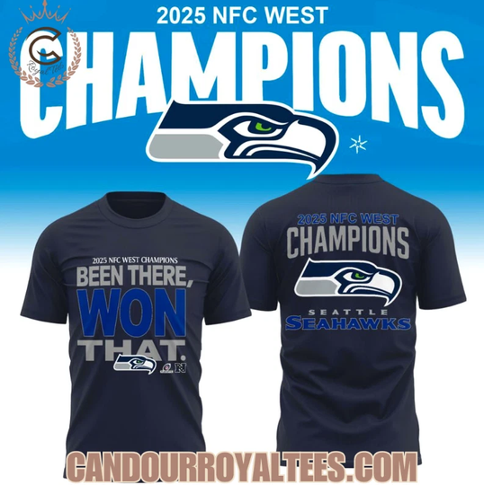 Discover Seattle 2025 West Division Champions T-Shirt Size S-5Xl