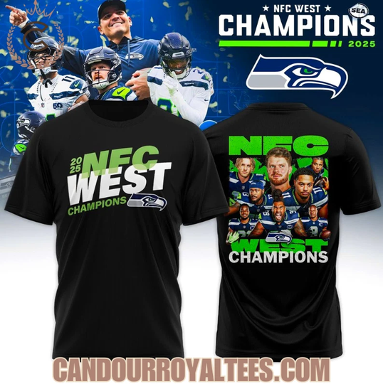 Discover Seattle 2025 West Division Champions T-Shirt