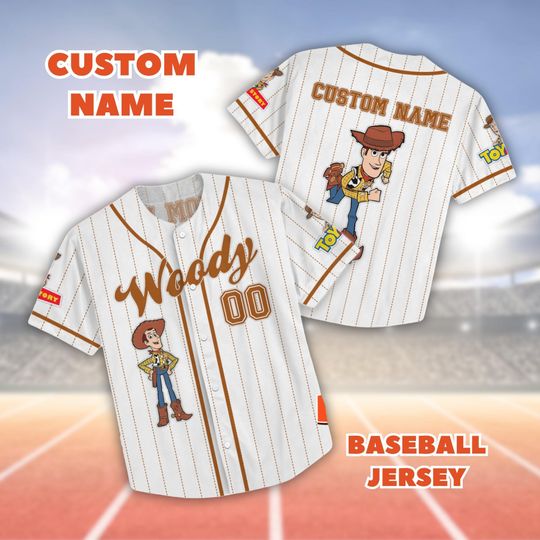 Discover Custom Woody Baseball Jersey, Disney Baseball Matching Shirt, Disneyland Family Tee, Woody Toy Story Baseball Shirt, Disney Trip Shirt