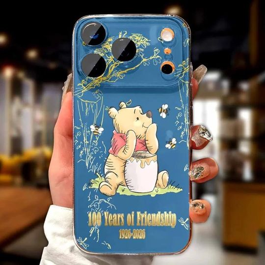 Discover Winnie The Pooh Phone Case, 100 Years Of Friendship Phone Case, Pooh And Friends Cover, Disney Cartoon Phone Case, Movie Lover Gifts