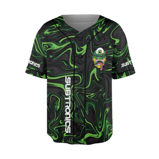 Discover Subtronics Baseball Jersey, Cyclops Rave Shirt, Dubstep Trippy Vibes Festival Outfit