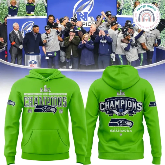 Discover Seattle Seahawk Champions Locker Room Trophy 3D Hoodie