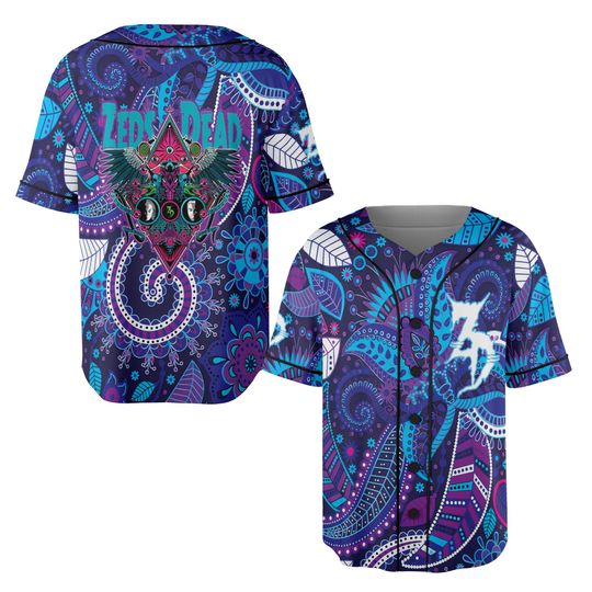 Discover Zeds Rave Jersey, EDM Baseball Shirt For Edm Festival Outfit