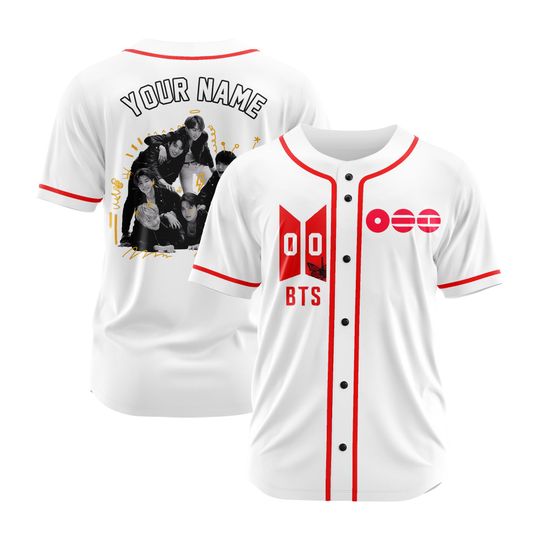 Discover Custom Kpop comeback Baseball Jersey, Baseball Jersey For Teen Girl Women Baseball Kpop Fan, World Tour 2026 2027 Jersey