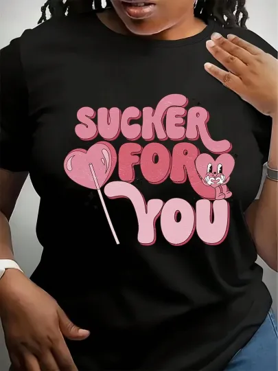 Discover Sucker For You Valentine T-Shirt, Lollipop Candy Valentine short-sleeved