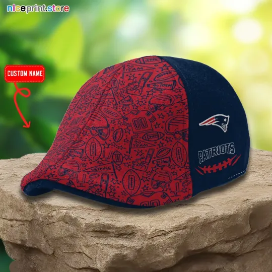 New England Team Patriots Ivy Cap Patriots Flat Cap football Flat Cap Driving Cap