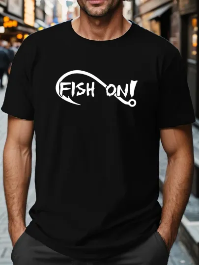 Discover FISH ON Crinkle Men'S Tee