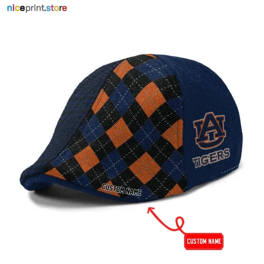 Discover Auburn Team Tigers Ivy Cap Tigers Newsboy Cap NCAA Flat Cap for men