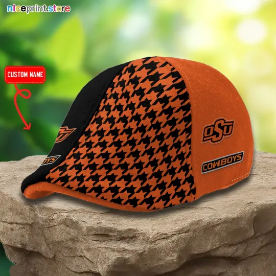 Discover Oklahoma State Team Cowboys Ivy Cap Cowboys 6 Panel Ivy Hats NCAA Flat Cap