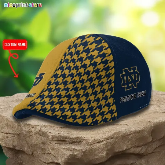 Discover ND Team Fighting Irish Ivy Cap Fighting Irish Newsboy Cap NCAA Flat Cap