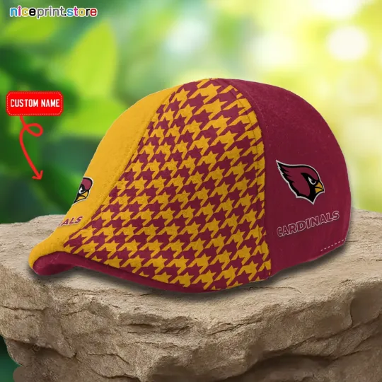 Arizonna Team Cardinals Ivy Cap Cardinals Newsboy Cap football Golf Cap football Flat Cap