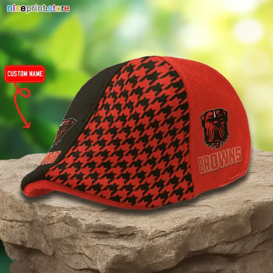 Discover Cleveland Team Browns Ivy Cap Browns Newsboy Cap football Golf Cap football Flat Cap