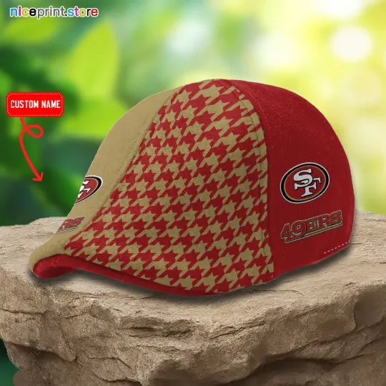 San Francisco Team 49ers Ivy Cap 49ers Newsboy Cap football Golf Cap football Flat Cap