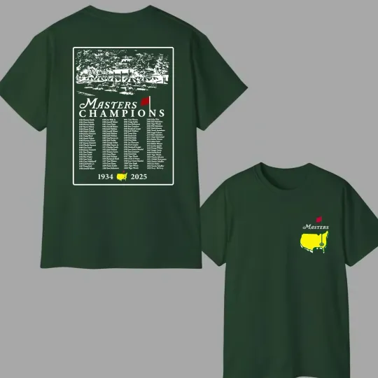 Discover 2025 Masters Tournament Augusta T-Shirt Golf Gift for Men & Women