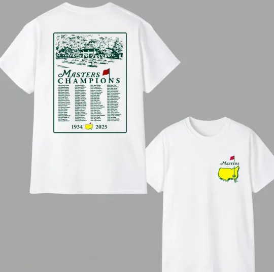 Discover 2025 Masters Tournament Augusta T-shirt, Unisex