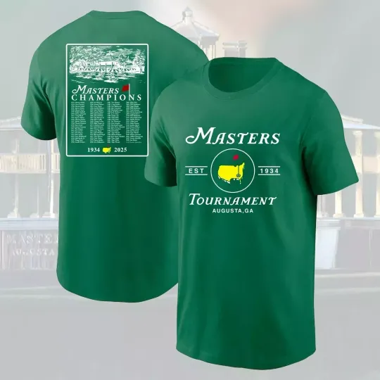 Discover 2025 Masters Golf Tournament Augusta National 3D Double Sided T-Shirt