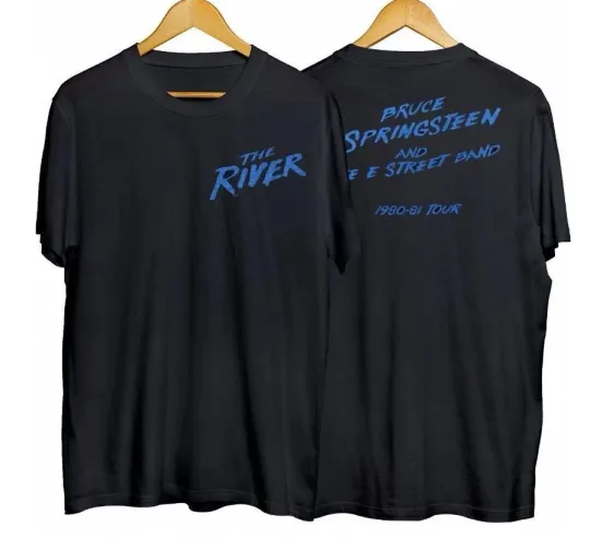 Discover 1980 Bruce Springsteen The River Tour Double Sided T-Shirt