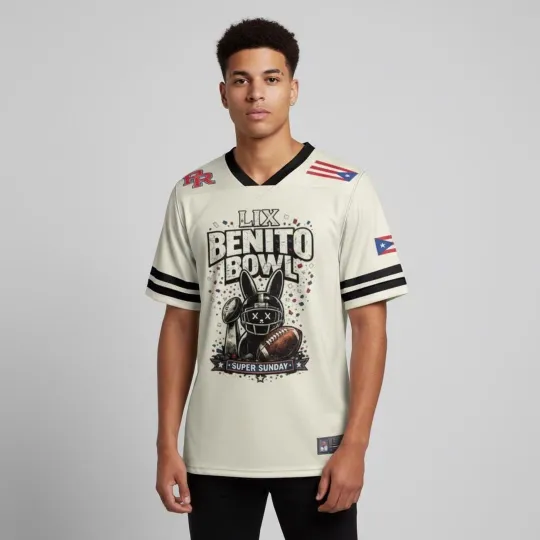 Discover Benito Bowl Football Jersey, Team Benito 2026 Jersey