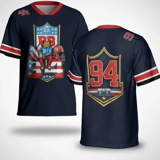 Discover Boricua Bowl LX 2026 Jersey, Halftime Fan Jersey, Red Blue White Sports Jersey