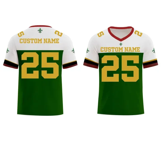 Discover Personalized Mardi Gras Football Jersey – Game Day Shirt