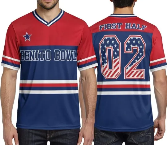 Discover Benito Bowl Couple Jersey, Latin Game Day Top, Benito Bowl Fan