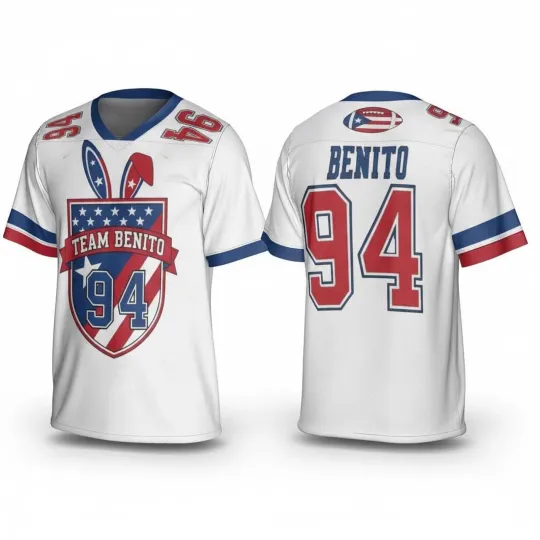 Discover Benito 94 Jersey Shirt, Team Benito Football Jersey