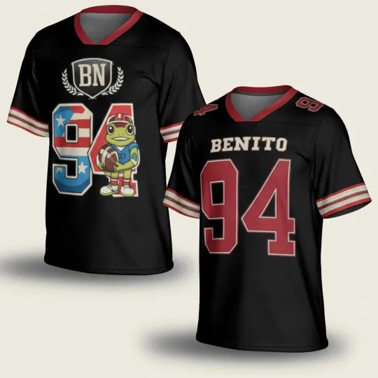 Benito Puerto Rico Football Jersey, Boricua Bowl Jersey 2026 Music Concert