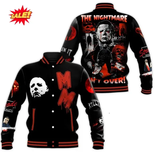 Michael Myers The Nightmare Isn’t Over Baseball Jacket