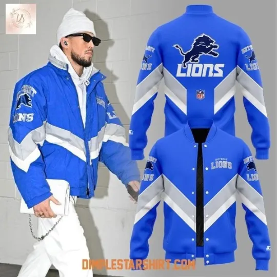 Discover Detroits Lion 90s ProLine Starter Baseball Jacket, Special Design Varsity Jacket