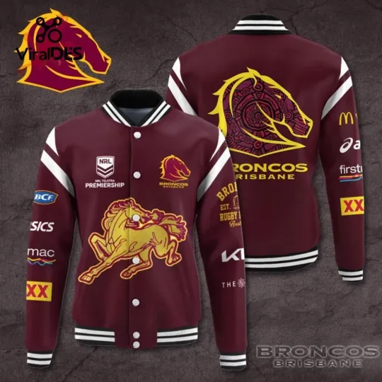 Discover Brisbane Broncosn Special Design Sport Varsity Jacket, Baseball Jacket Limited