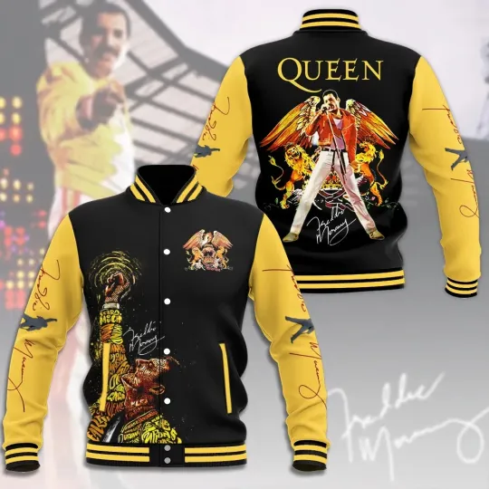 Discover Freddie Mercury Queen All Over Print Special Design Varsity Jacket